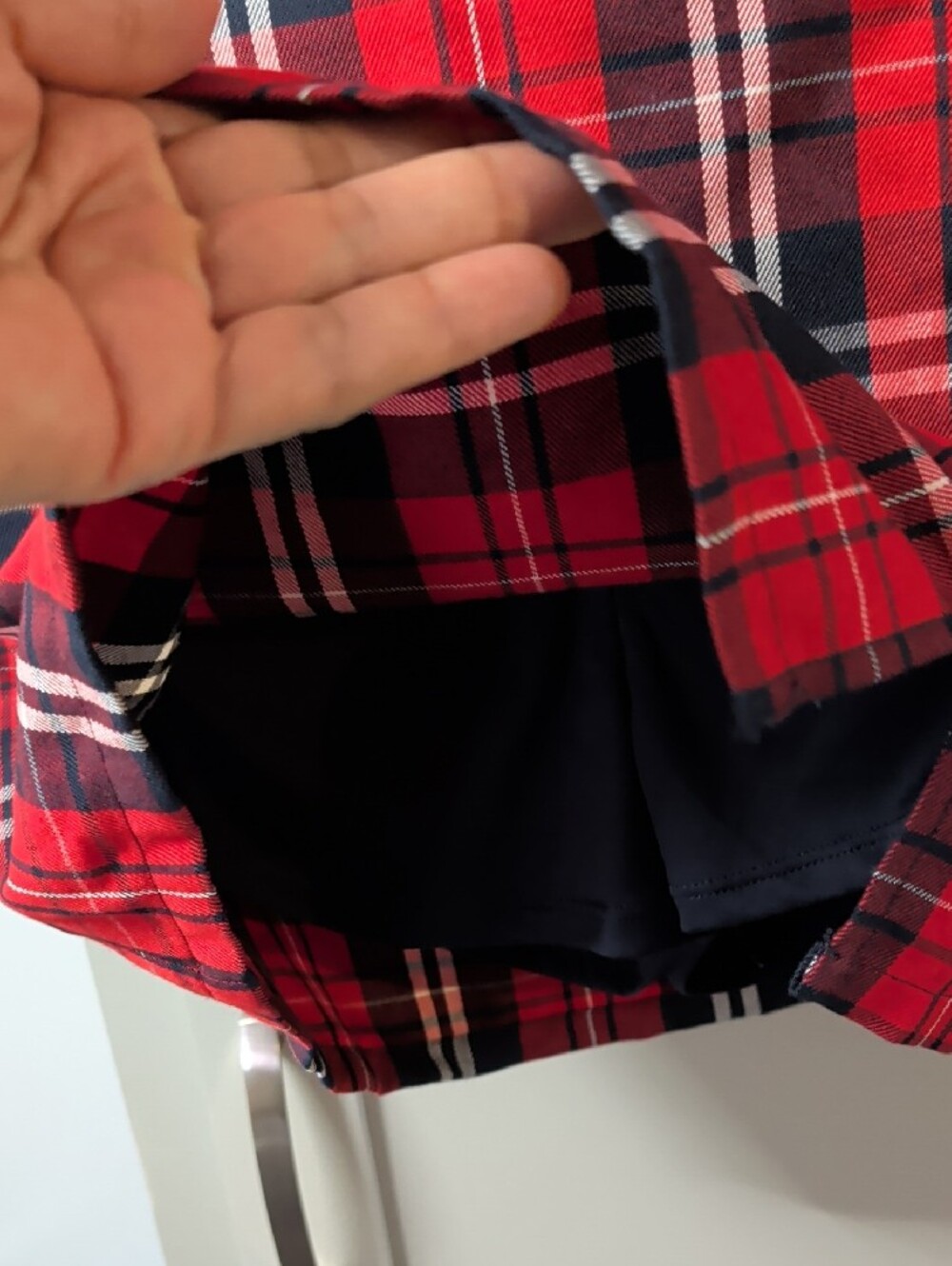 Sincerely Jules Red Plaid Mini Skirt - Picture 5 of 10